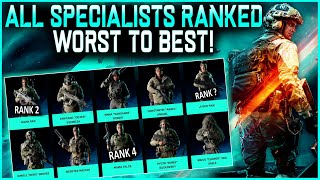 Battlefield 2042  All Specialists RANKED From Worst To Best [upl. by Armilda]