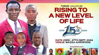 APOSTLE ANARFI KWARTENG  15TH ANNIVERSARY  WASA AKROPONG DISTRICT [upl. by Norvun]