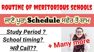 Routine of Meritorious Schoolsknow about everythingtiny details about schedule of MT meritorious [upl. by Ahso359]