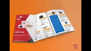 How to Create Catalogue Design in Adobe Photoshop [upl. by Samara827]