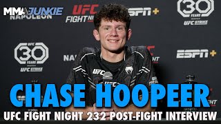 Chase Hooper Wants Claudio Puelles in Battle of Leg Lock Specialists  UFC Fight Night 232 [upl. by Sitnik]