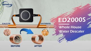 Hard Water Treatment  Meet iSpring ED2000S Whole House Water Descaler  Saltless Water Softener [upl. by Eiramesor]