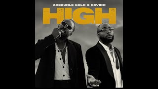 Adekunle Gold  High ft Davido Instrumental 2021 [upl. by Aihsak]