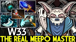 W33 Meepo The Real Meepo Master Show his Skills Dota 2 [upl. by Derry288]