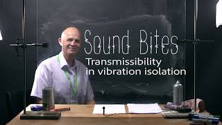 Sound bites  Transmissibility in vibration isolation [upl. by Ellainad]