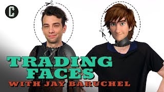 Jay Baruchel from How to Train Your Dragon 3 Plays Trading Faces Guessing Game [upl. by Marella]