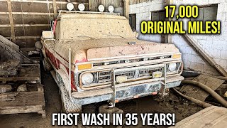 First Wash in 35 Years Ford F250 BARN FIND With 17k Original Miles  Satisfying Restoration [upl. by Niobe394]