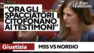 Interrogatorio prima dell’arresto M5s a Nordio “Ora gli spacciatori citofonano ai testimoni” [upl. by Andrei980]