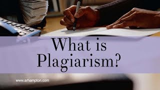 What is Plagiarism  Academic Writing Tutorial [upl. by Marmion334]