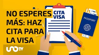 Embajada de EU pide programar cita para la visa si pagaste antes del 1 de octubre de 2022 [upl. by Martres]