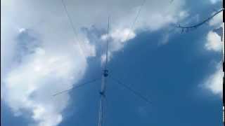 Sirio GPE27 58 cb antenna wind test [upl. by Kcirdlek392]