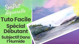 Apprendre lAquarelle Facile  Paysage Pastel en 20 Min  Guide pour Débutants [upl. by Siron]