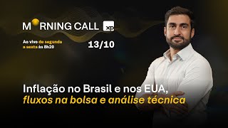 INFLAÇÃO no Brasil e nos EUA FLUXOS na BOLSA e ANÁLISE TÉCNICA [upl. by Leuqim]