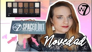 NOVEDAD W7 SPACED OUT  NUEVA PALETA DE SOMBRAS  REVIEW Y PRIMERAS IMPRESIONES [upl. by Onafets17]