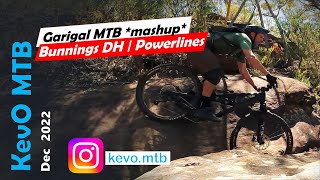 Belrose Garigal MTB  Bunnings DH  Powerlines  Mashup  Highlights Dec 2022 [upl. by Salinas]