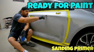 Car Painting Beginners Guide to Getting Primer Ready for Paint [upl. by Eikkin]