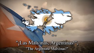 quotMarcha de las Malvinasquot Argentine Patriotic Song English  Spanish Lyrics [upl. by Eromle442]