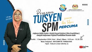 Matematik Tambahan SPM  Hukum Linear Kertas 2 [upl. by Asilehc954]