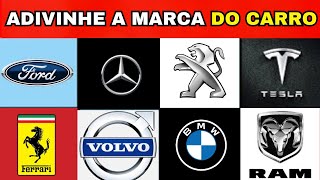 🚘 ADIVINHE a Marca do CARRO pela LOGO 🚙  TESTE do logotipo do CARRO 🚗 Quantos você acerta  🛻 [upl. by Eenhat]