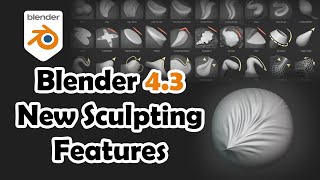 Blender 43 New Sculpting Features [upl. by Euell741]