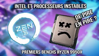 Processeurs Intel instables la suite  Benchs 9950X  Les newzasses [upl. by Yeaton]