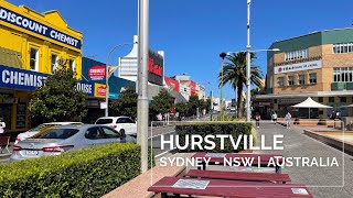 SYDNEY Australia  Hurstville 4K 2021  NSW  Walking Tour Video [upl. by Josephson]