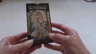 Traceyhds Review of the Golden Botticelli Tarot Deck by Lo Scarabeo [upl. by Rafael989]