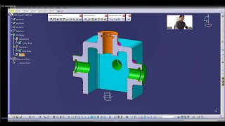 CATIA 솔리드 모델링 1st 페이지 예제07 MultiBody 이용 방법02 [upl. by Maice]