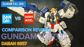 DABAN 6657 VS BANDAI GUNDAM VIRTUE COMPARISON REVIEW PART 2 gunpla daban plamo [upl. by Eelanaj]