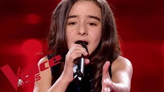 Johnny Hallyday  Vivre pour le meilleur  Inès  The Voice Kids France 2018  Demifinale [upl. by Kwasi776]