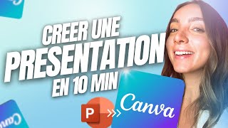 Créer une Présentation PowerPoint sur Canva  TUTORIEL [upl. by Chelton630]