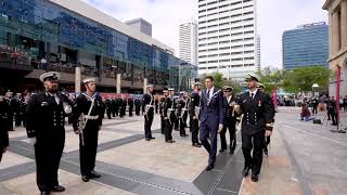 Live Stream  HMAS Perth Freedom of Entry  City of Perth [upl. by Nappy650]