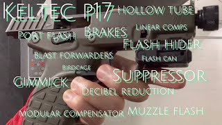 22LR Pistol Muzzle Device Range Roundup  brake comps suppressor flash hider hollow tube monocore [upl. by Vinn]