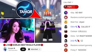 I SECRETLY trolled her ENTIRE LIVESTREAM in Roblox Rivals [upl. by Diraf]