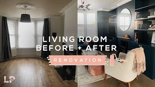 LIVING ROOM TOUR  BEFORE  AFTER  Lily Pebbles [upl. by Ramon]