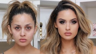 FULL COVERAGE GLAM MAKEUP TUTORIAL [upl. by Korman]