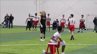 Ogemaw Heights 2020 DETE Jere Getzinger highlights with Z6NE A 7on7 [upl. by Synned]