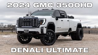 We built this 2024 GMC 3500HD Denali Ultimate for a customer 6quot lift 37s on 24’s [upl. by Xavler376]