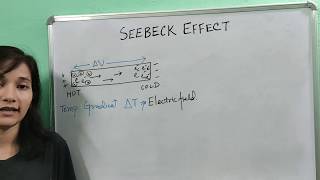 SEEBECK EFFECT  THERMOELECTRICITY  PHYSICS [upl. by Ymij141]