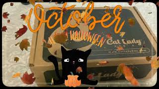 Cat Lady Box October 2023 [upl. by Aidas]