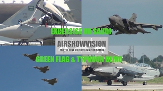 SAUDIS IN THE UK 2 Minute Preview amp RAF SCAMPTON TYPHOON DISPLAY airshowvision [upl. by Llenna]