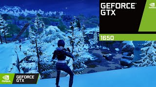 Fortnite on GTX 1650 4GB Performance Mode 1000 FPS Lowest Settings [upl. by Maurer491]