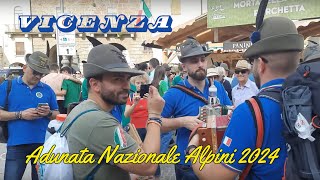 95ª Adunata Nazionale Alpini 2024 Vicenza  Italia 🇮🇹  4K Walking Tour [upl. by Yannodrahc]