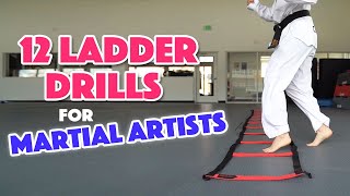 12 Agility Ladder Drills for Martial Artists [upl. by Tarrant]