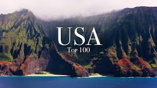 Top 100 Places To Visit In The USA  4K Travel Guide [upl. by Paule]