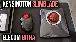 Kensington Slimblade vs Elecom Bitra trackball review [upl. by Giguere672]