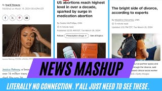 News Mashup Jessica Pettways Misdiagnosis Learning to Live Alone Abrtion Increasing Divorce [upl. by Nodnalb]