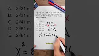 Lei dos cossenos matematica trigonometria [upl. by Eimmas]