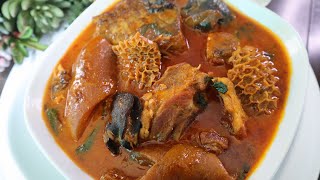 cookwithme AUTHENTIC PARTY STYLE OGBONO SOUP  HOW TO COOK THE TASTIEST NIGERIAN OGBONO SOUP [upl. by Eerac]