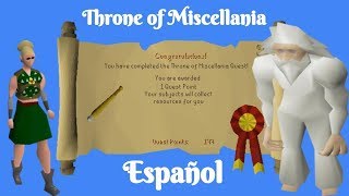 OSRS Throne of Miscellania Español [upl. by Desberg]